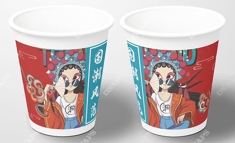 現貨國潮紙杯